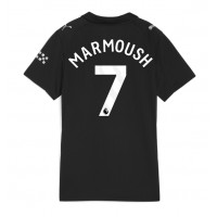Stroje piłkarskie Manchester City Omar Marmoush #7 Koszulka Wyjazdowej dla damskie 2025-26 Krótki Rękaw